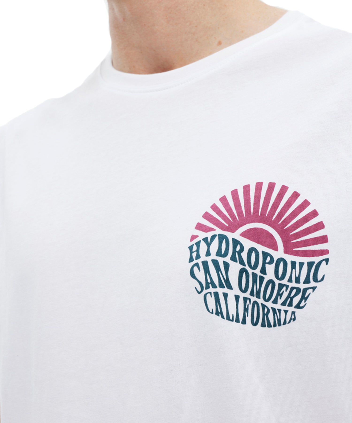 camiseta-hydroponic-camiseta-onofre-paneles-de-colores-blanco-azul-rojo-bolsillo-en-el-pecho-serigrafíado