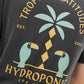camiseta-manga-corta-hydroponic-tucán-color-gris-serigrafía-veraniega-en-pecho-y-espalda