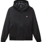 dickies chaqueta new sarpy de color negro con capucha-forrada-logo dickies en el pecho-resistente al agua.-100%poliéster