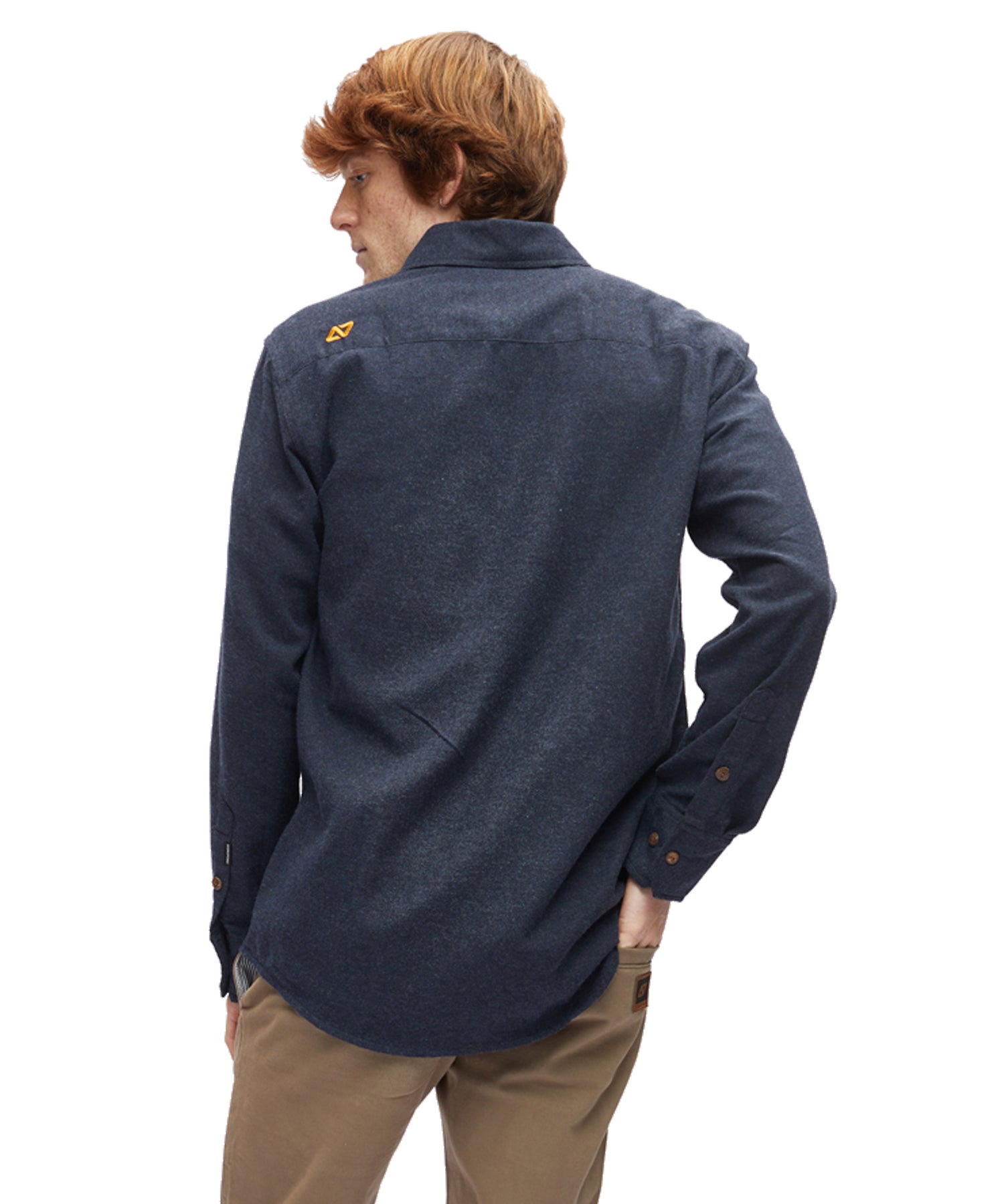 hydroponic-camisa-marine-navy-Franela 100% Algodón-cómoda suave-y-cálida-color azul-casual y elegante.