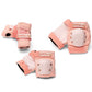 mpala-set de protecciones-color rosa teja-valido para-para skate-patín en línea.-para rodillas y codos