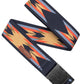 arcade-belts-cinturon-iron-wood-color-azul-marino-flexible-ajuste-personalizado-estampado-tradicional-estilo-navajo
