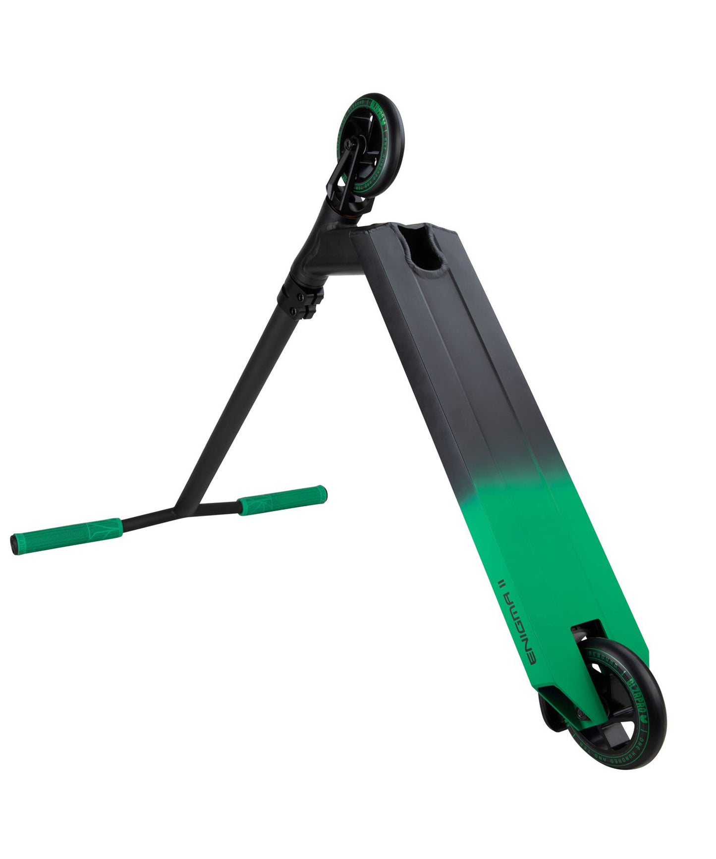 blazer-pro-scooter-completo-enigma-2-color-negro-verde-aluminio-de-calidad-totalmente-profesional.