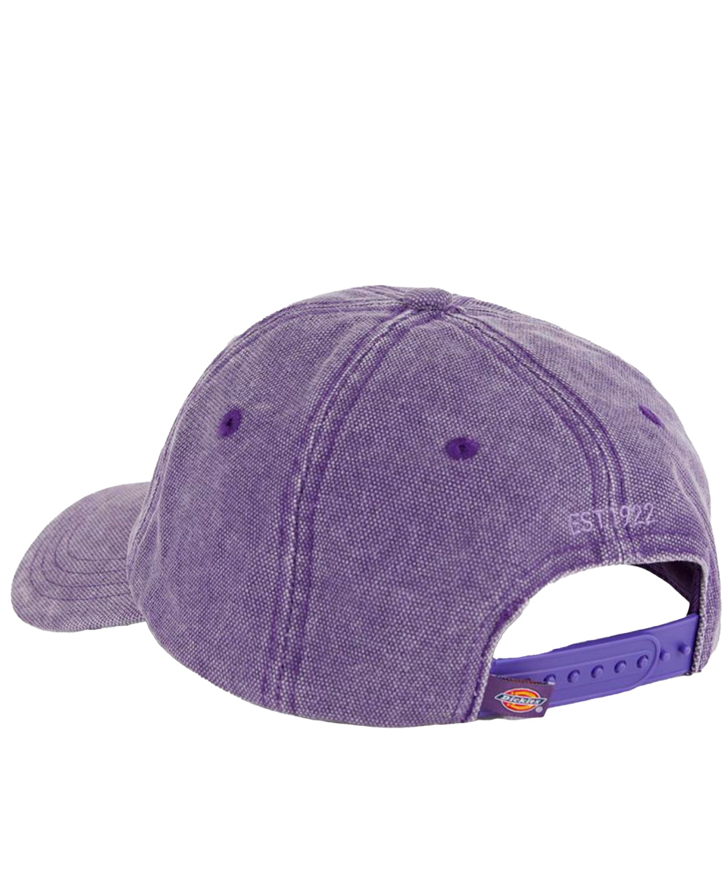 dickies-gorra-hardwick-color-púrpura-6-paneles-logo-dickies-en-el-centro-loneta-resistente-100%-algodón