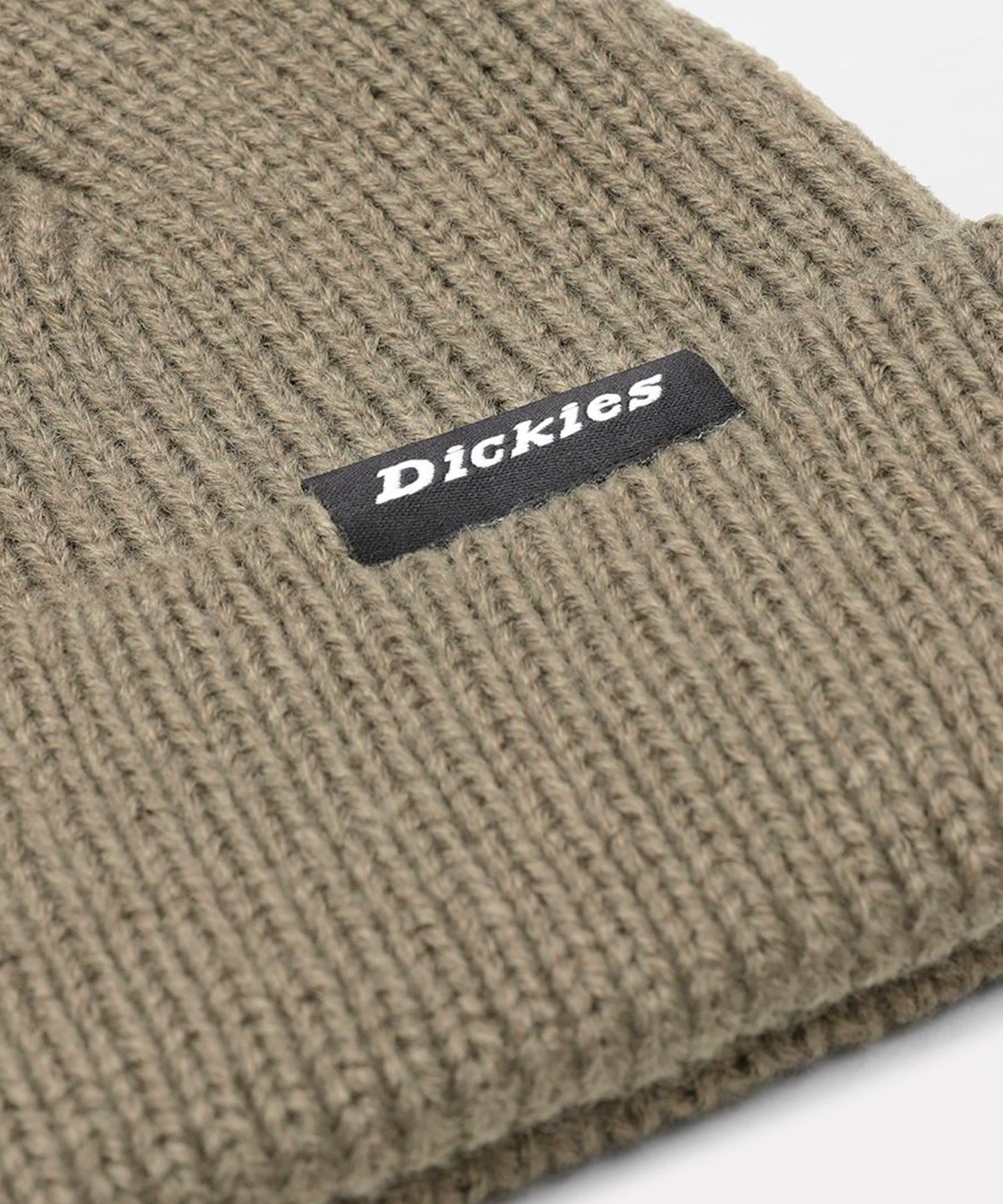 dickies-gorro-woddworth-negro-clásico gorro de lana -de color-verde-100 % acrílico Fit Recto-logo de Dickies en el pliegue