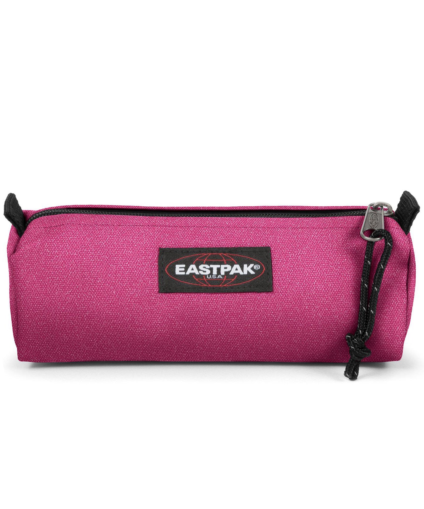 eastpak estuche benchmark de color rosa brillante, practico, sencillo, y duradero, cierre con cremallera.