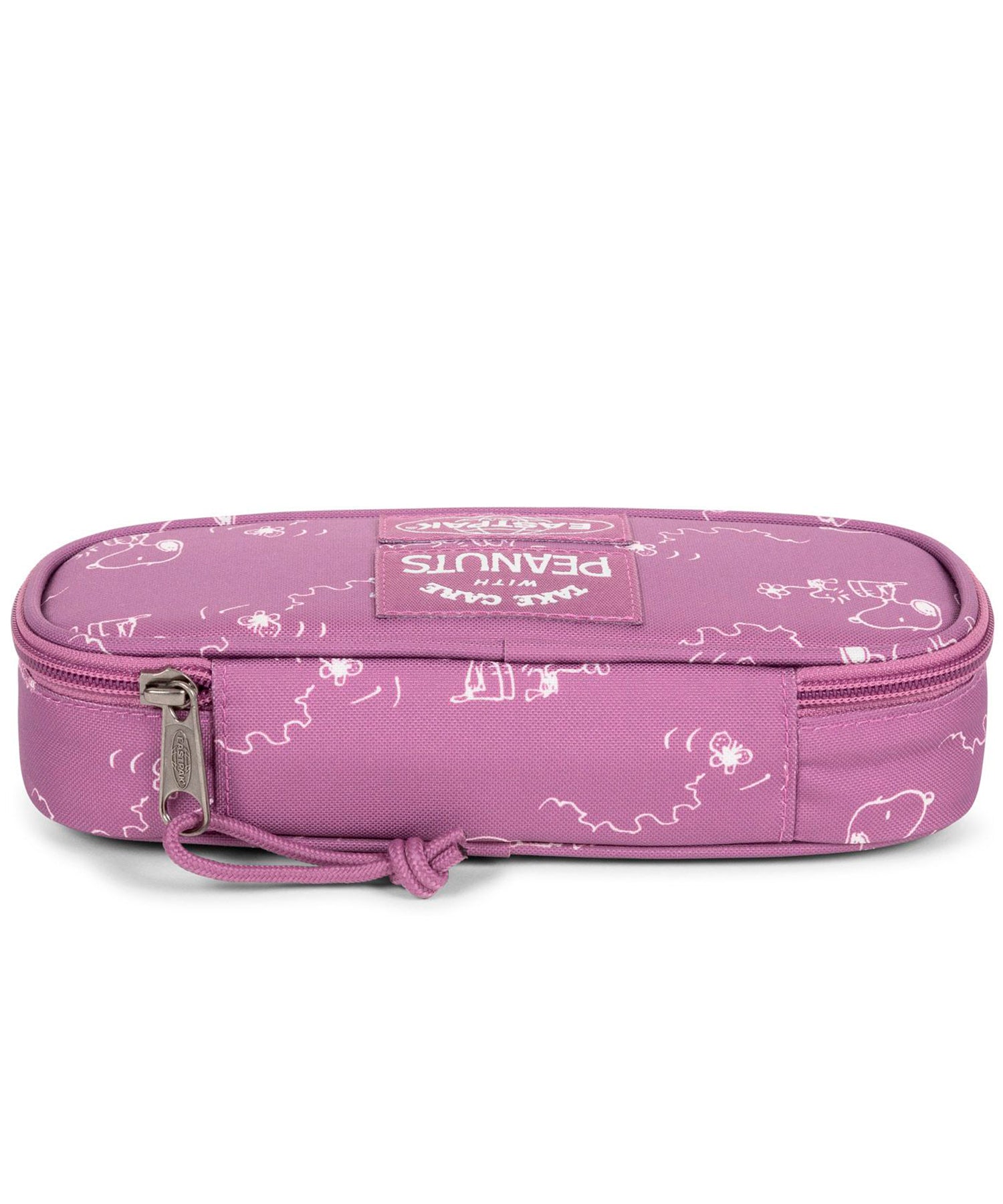 eastpak-estuche-oval-single-colaboración-eastpak-x-peanuts-color-peanuts-pink-para-organizar-tus-cosas-de-oficina