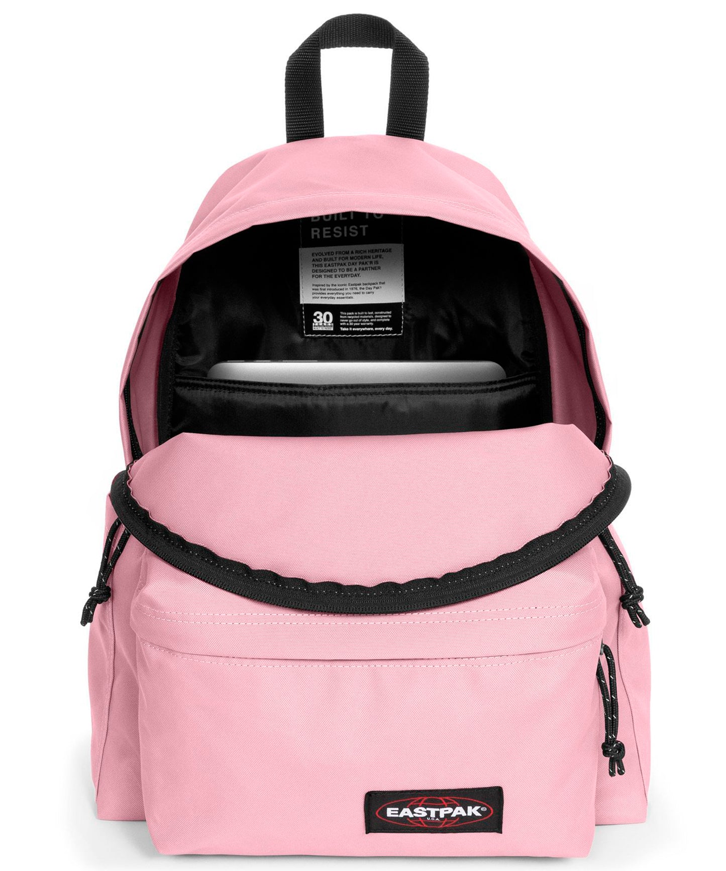 eastpak-mochila-day-pakr-fairy-pink-color-rosa-4-bolsillos-exteriores-uno-interior-para-laptop-100%-Nylon-40-litros-capacidad.