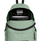 Práctica y duradera mochila Eastpak-color-verde-varios-bolsillos-impermeable.