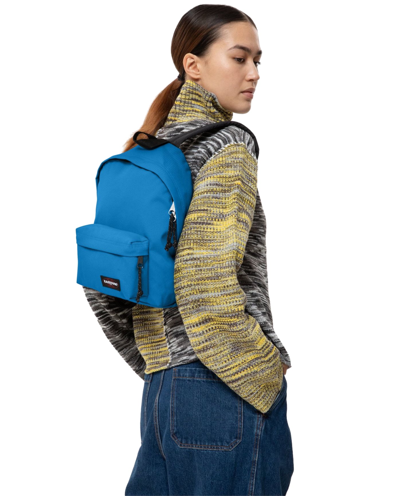 eastpak mochila orbit -xs-azure-blue- la hermana pequeña de la mítica padded pak´r de color azul tejido impermeable y durabilidad garantizada.