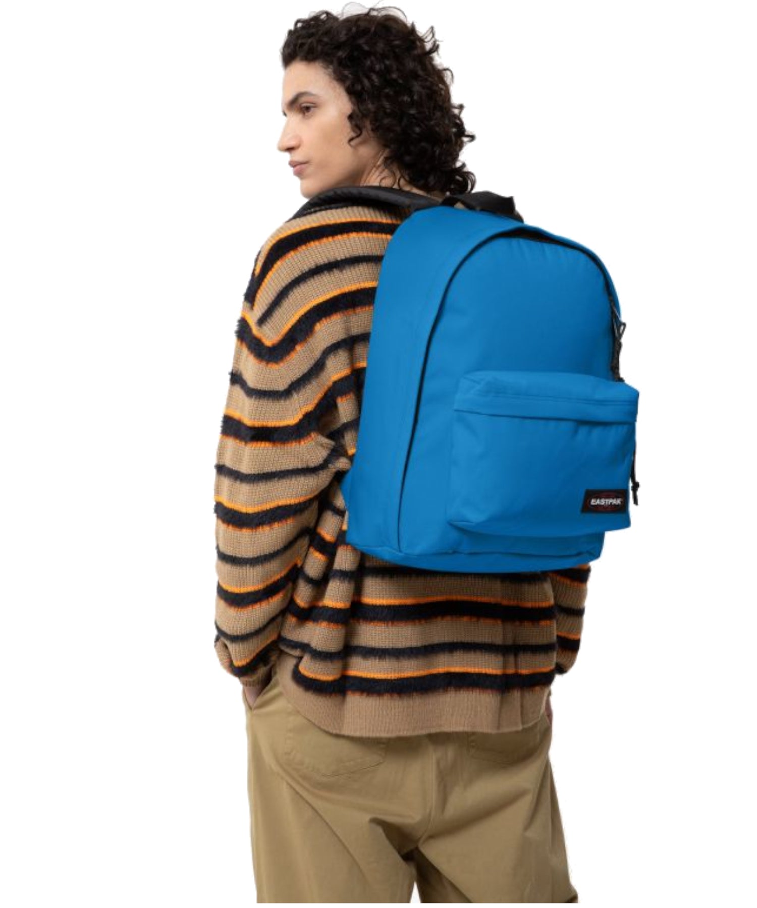 mochila-eastpak-out-of-office-azure-blue-color-azul-27-litros-de-volumen-varios bolsillos-resistente-al-agua