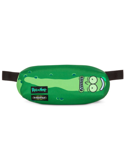 eastpak-rinonera-pickle-rick-bag-simpático-modelo-colección-rick-and-morty-color-verde-bolsillo-trasero