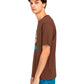 element-camiseta-vertical-color-marrón-serigrafía-Element-grande-en-el-pecho-algodón-orgánico.