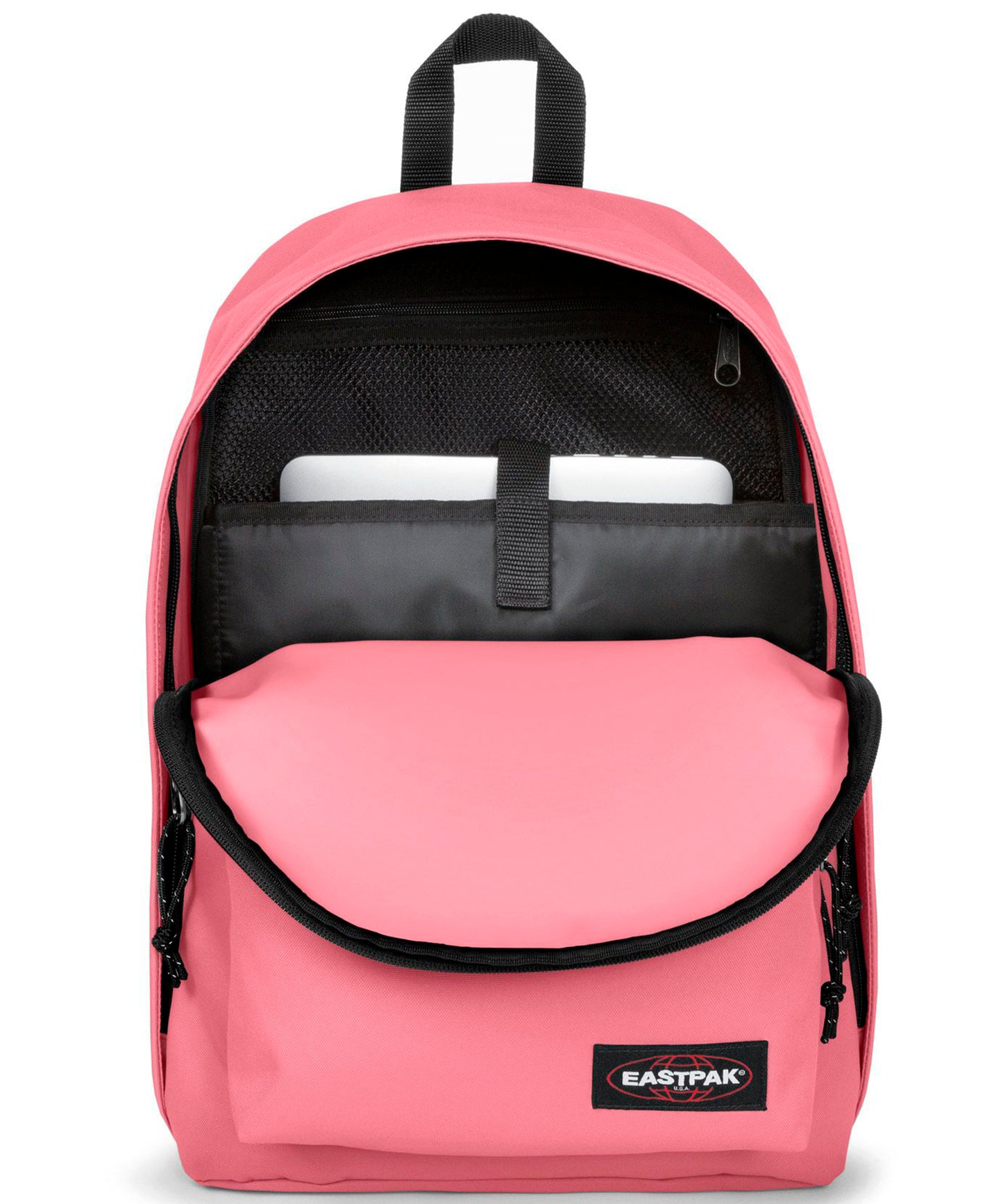 mochila-eastpak-out-of-office-summer-pink-color-rosa-27-litros-de-volumen-varios bolsillos-resistente-al-agua