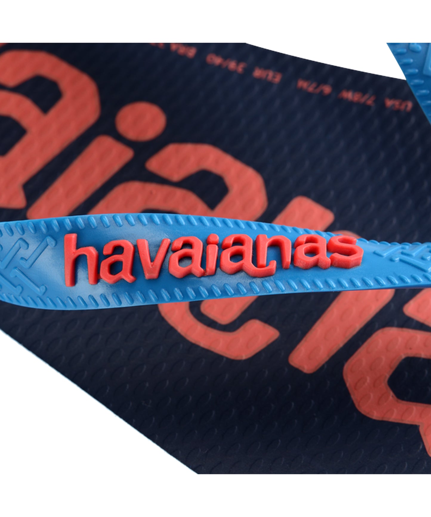 havaianas-chanclas-top-logo manía-color-turquesa-Cómodas,-sólidas-ligeras-antideslizantes-resistente- a- calor-y-al-agua.