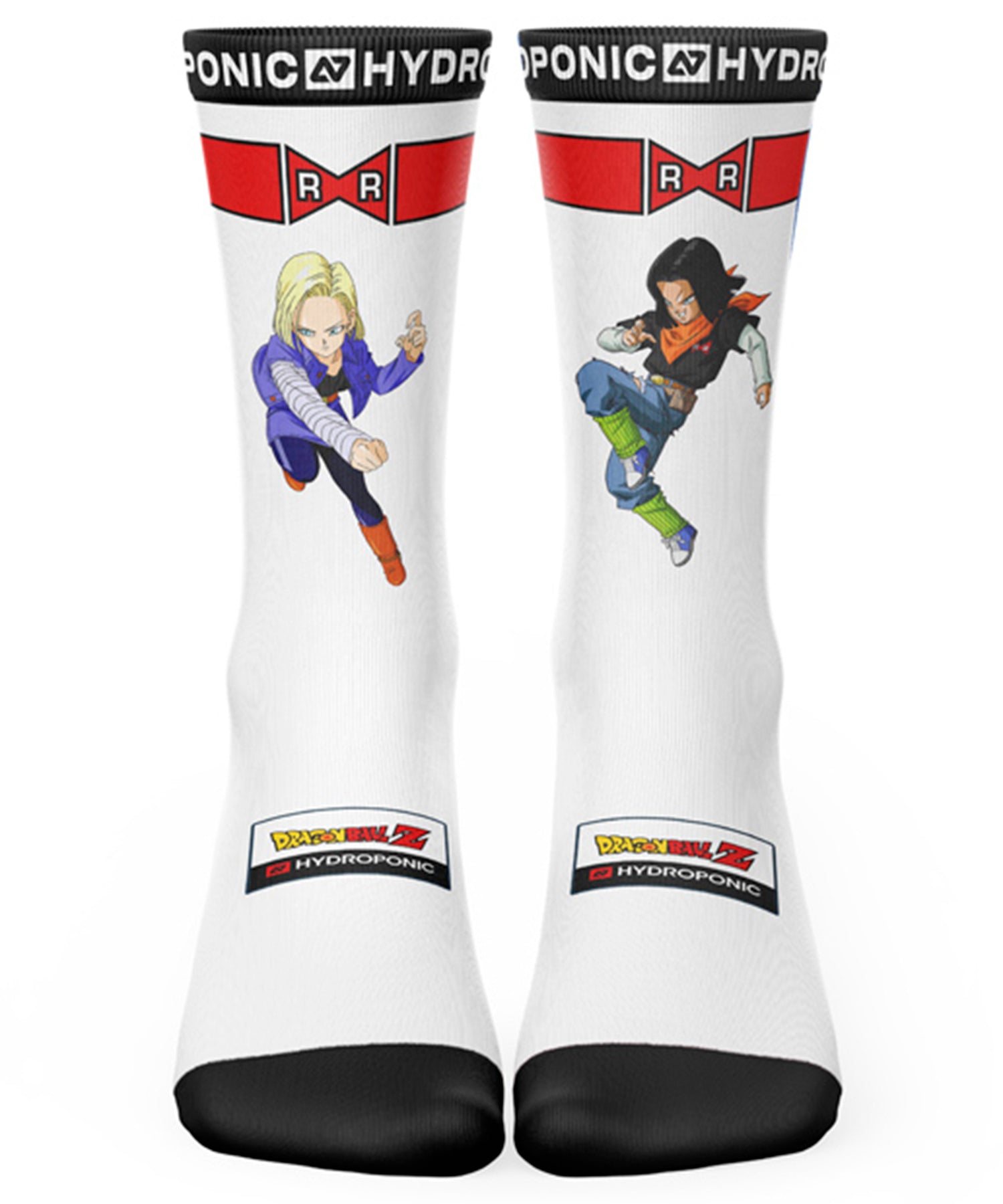 hydroponic-calcetines-sk-dragon-ball-z-white-android-color-blanco-unisex-doble-densidad.