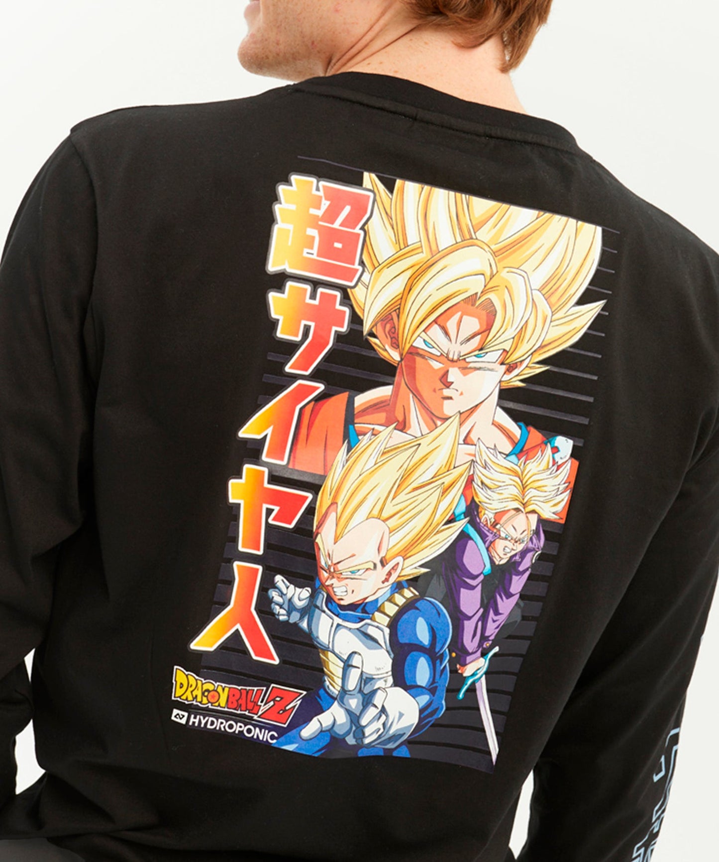 hydroponic-camiseta-de-manga-larga-dragon-ball-z-saiyan-3-color-negro-algodón-100%-logo-pequeño-en-el-bolsillo-y-estampado-en-la-espalda-y-mangas