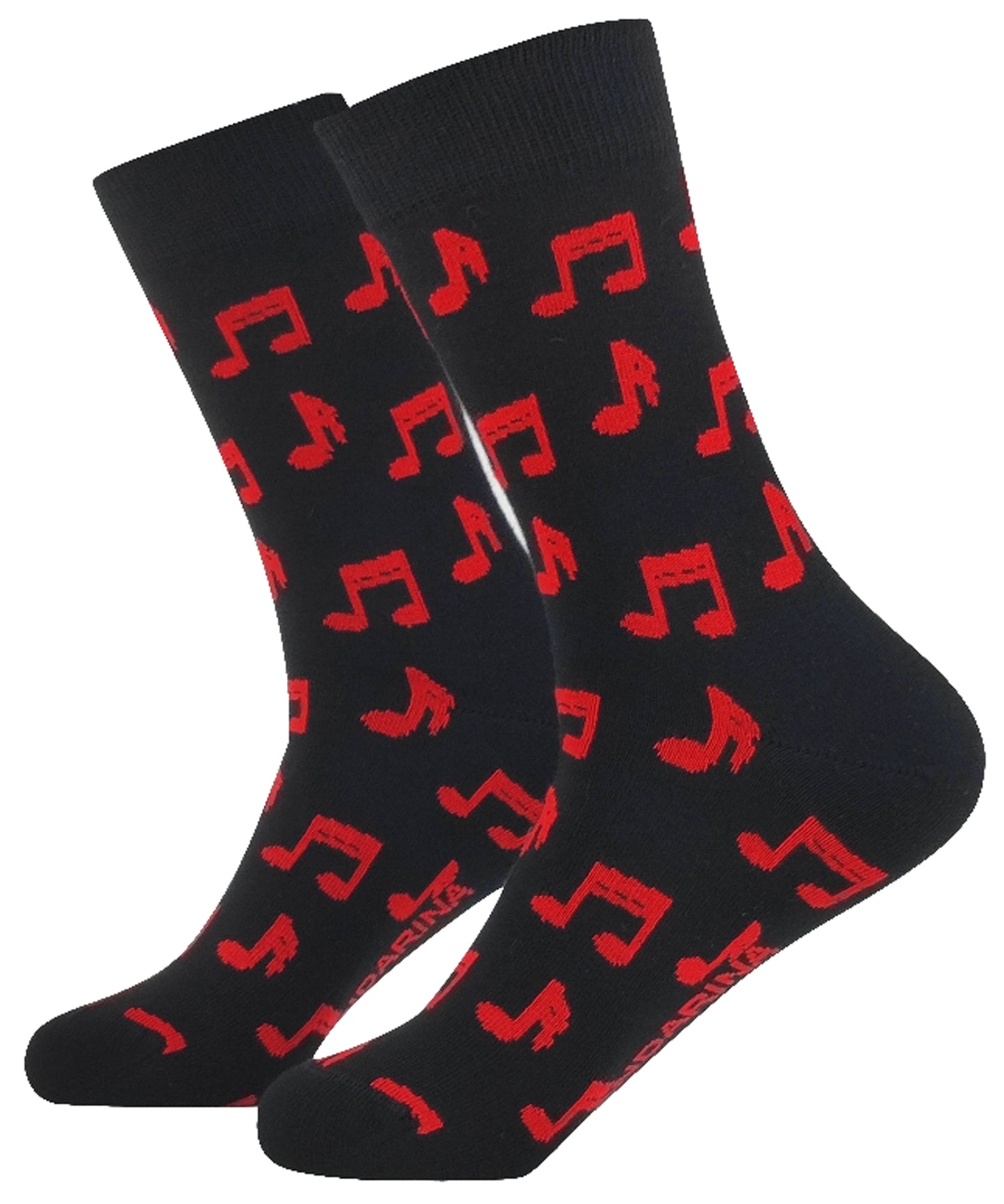 mandarina-socks-calcetines-music-algodón-90%-color-negro-original-estampado.estampado-