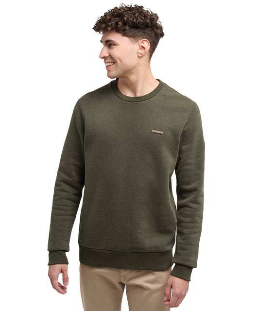 ragwear-sudadera-básica-de-hombre-indie-color-verde-oliva-mangas-y-cintura-elasticas-cello-redondo.