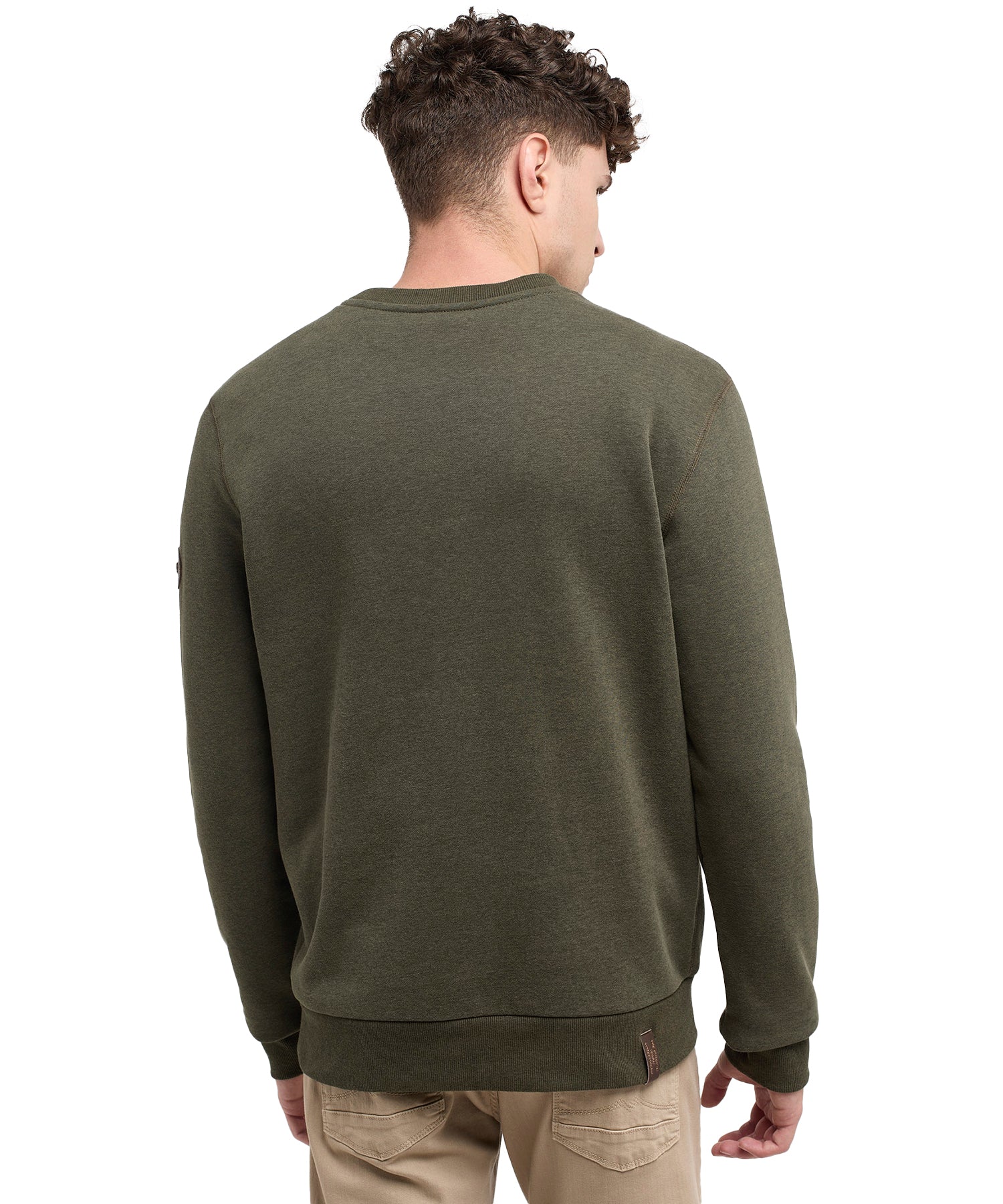 ragwear-sudadera-básica-de-hombre-indie-color-verde-oliva-mangas-y-cintura-elasticas-cello-redondo.