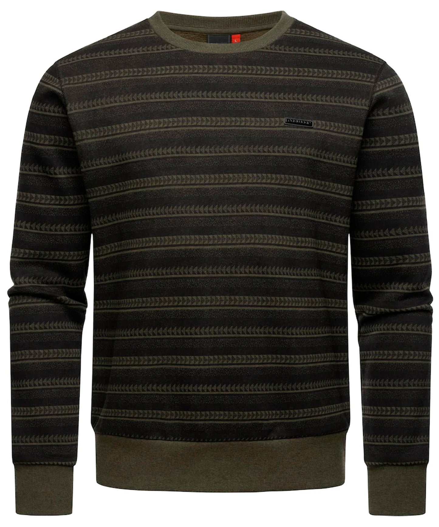 RAGWEAR  SUDADERA HOMBRE INDIE PRINT OLIVE