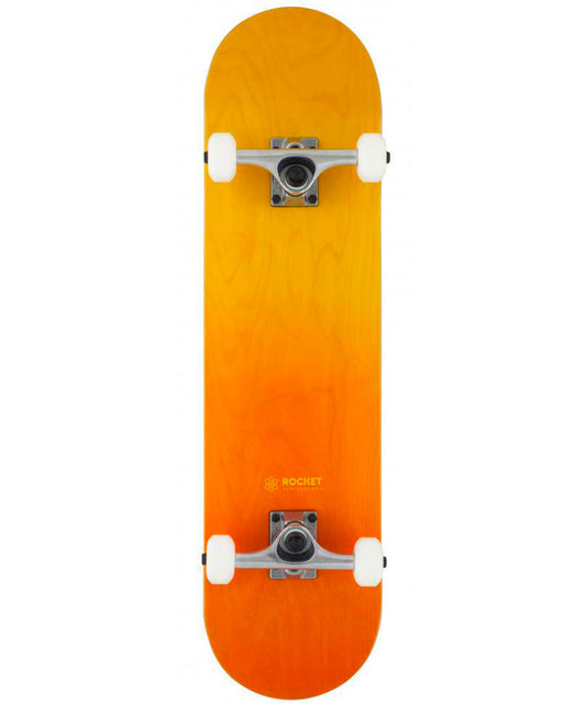 rocket-skateboard-completo-double-dipped-8.0-pulgadas,color-naranja-negro-ideal-para-empezar-a-patinar.