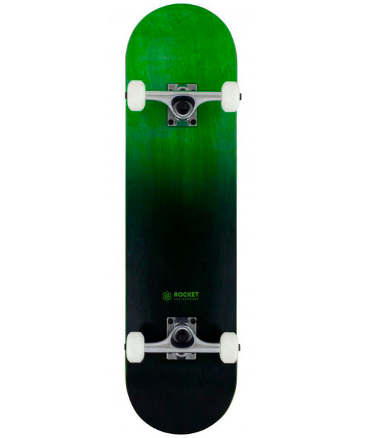 rocket-skateboard-completo-double-dipped-8.0-pulgadas,color-verde-negro-ideal-para-empezar-a-patinar.