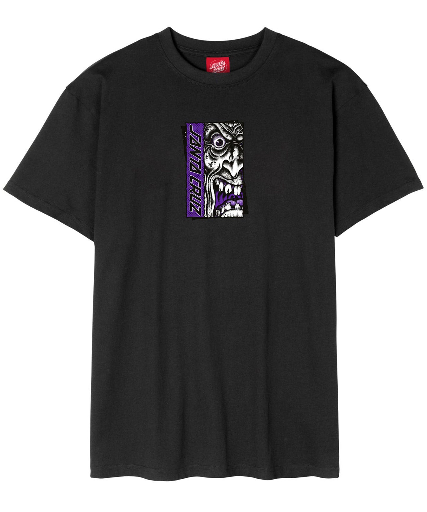 santa-cruz-camiseta-de-manga-corta-roskopp-rigid-face-tront-color-negro-logo-frontal-100%-algodón