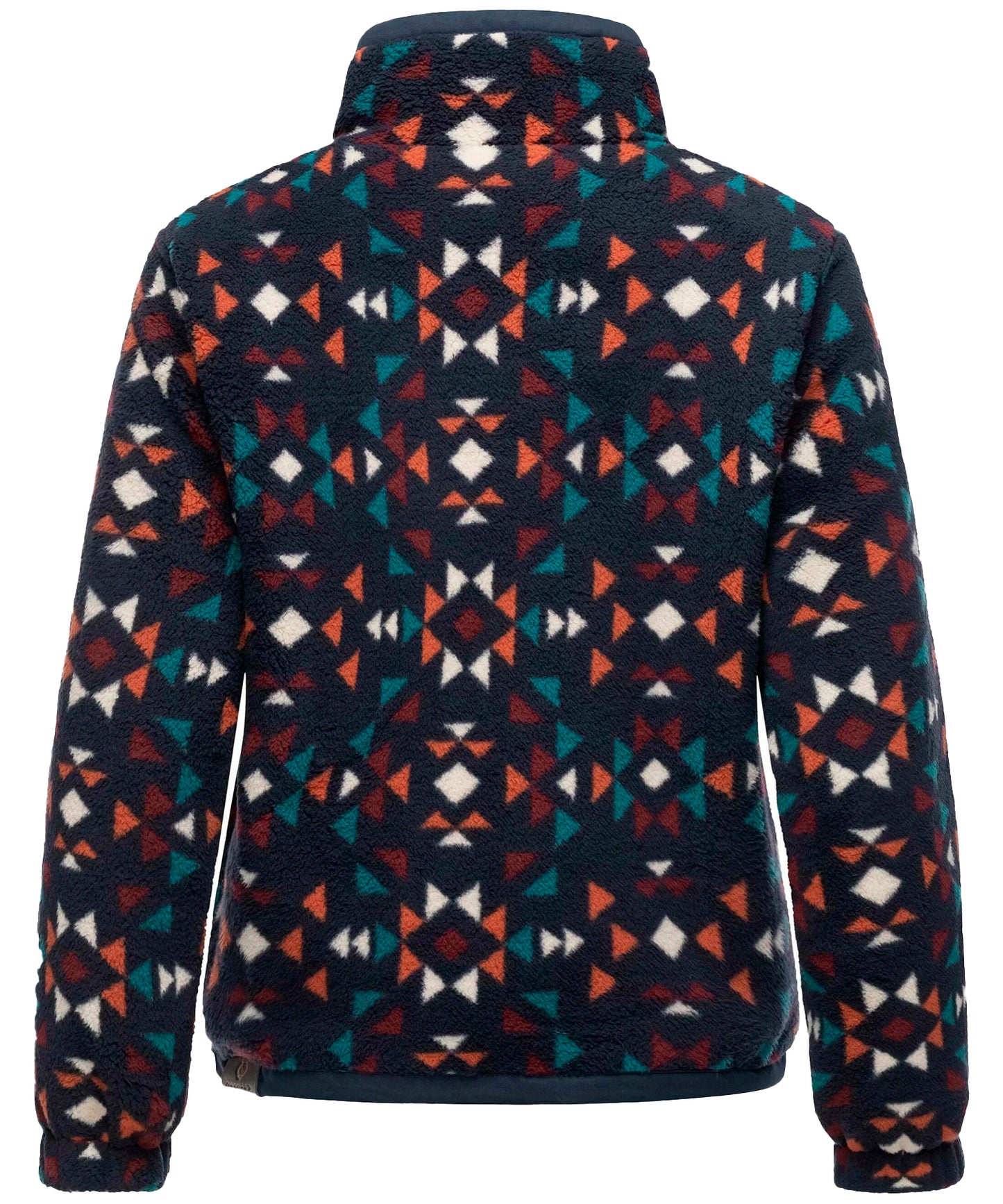 chaqueta polar extremadamente cómoda, estampado con motivos aztecas, cremallera central y dos bolsillos.