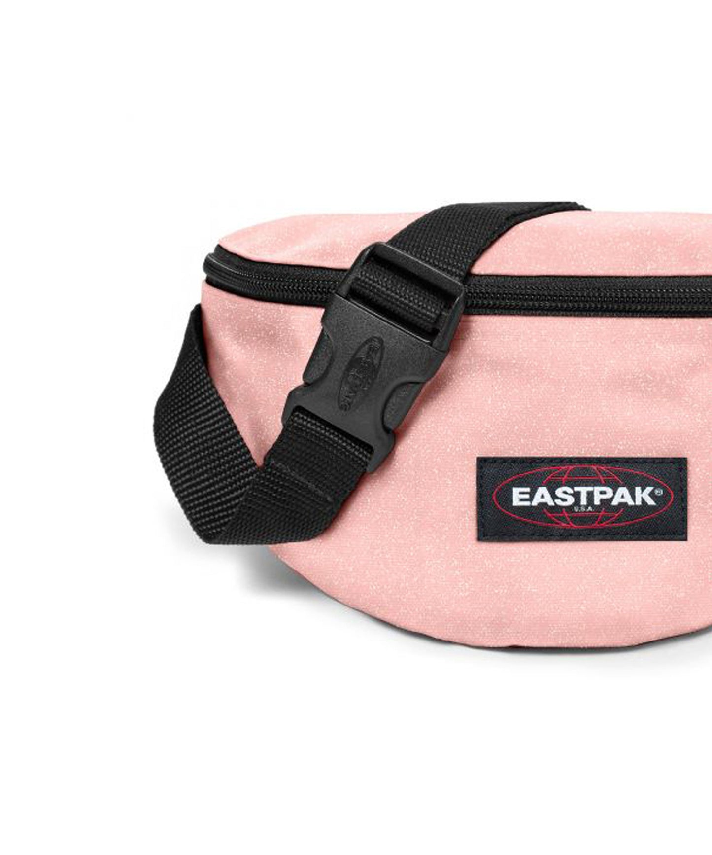 eastpak -springer riñonera SPARK-ROSE -color rosa-bolsillo trasero-cierre cremallera-producto impermeable y vegano.