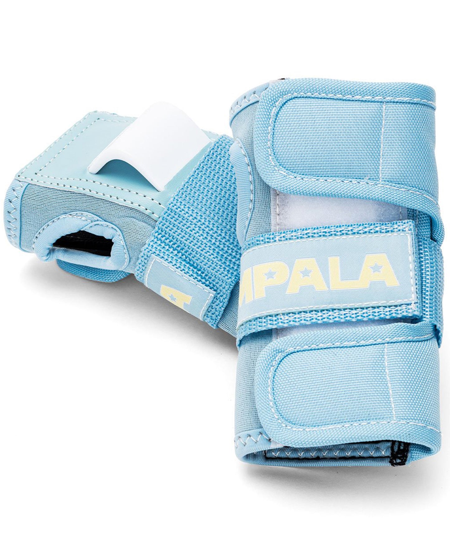 impala-set de protecciones-color azul cielo-valido para-para skate-patín en línea.-para rodillas y codos