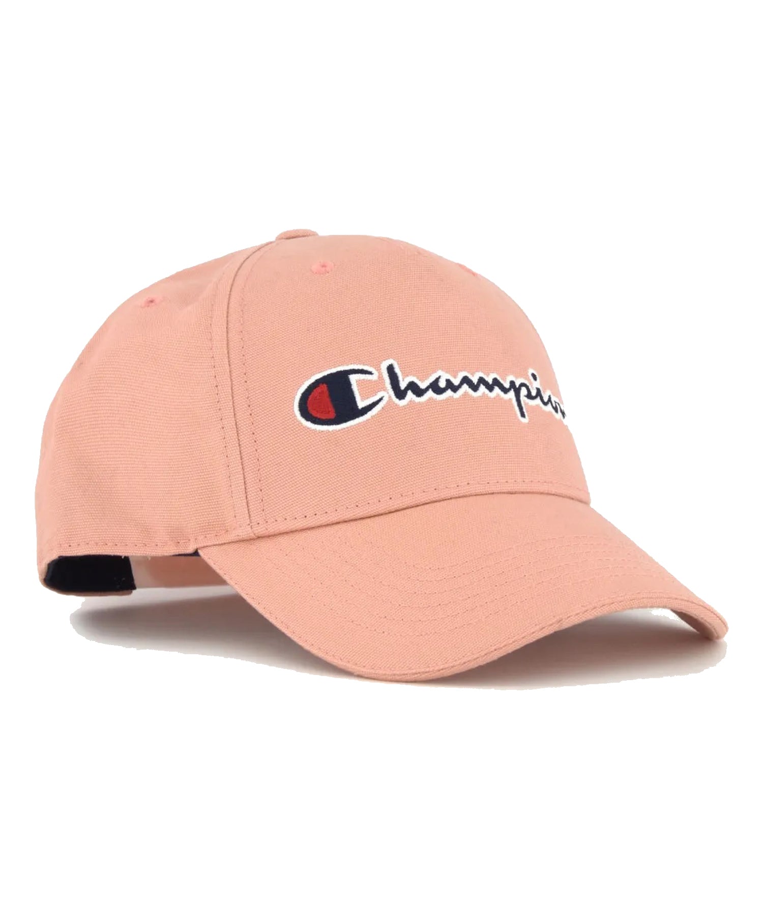 Gorra Champion tipo beisbol,color rosa y logo Champion en el frontal.