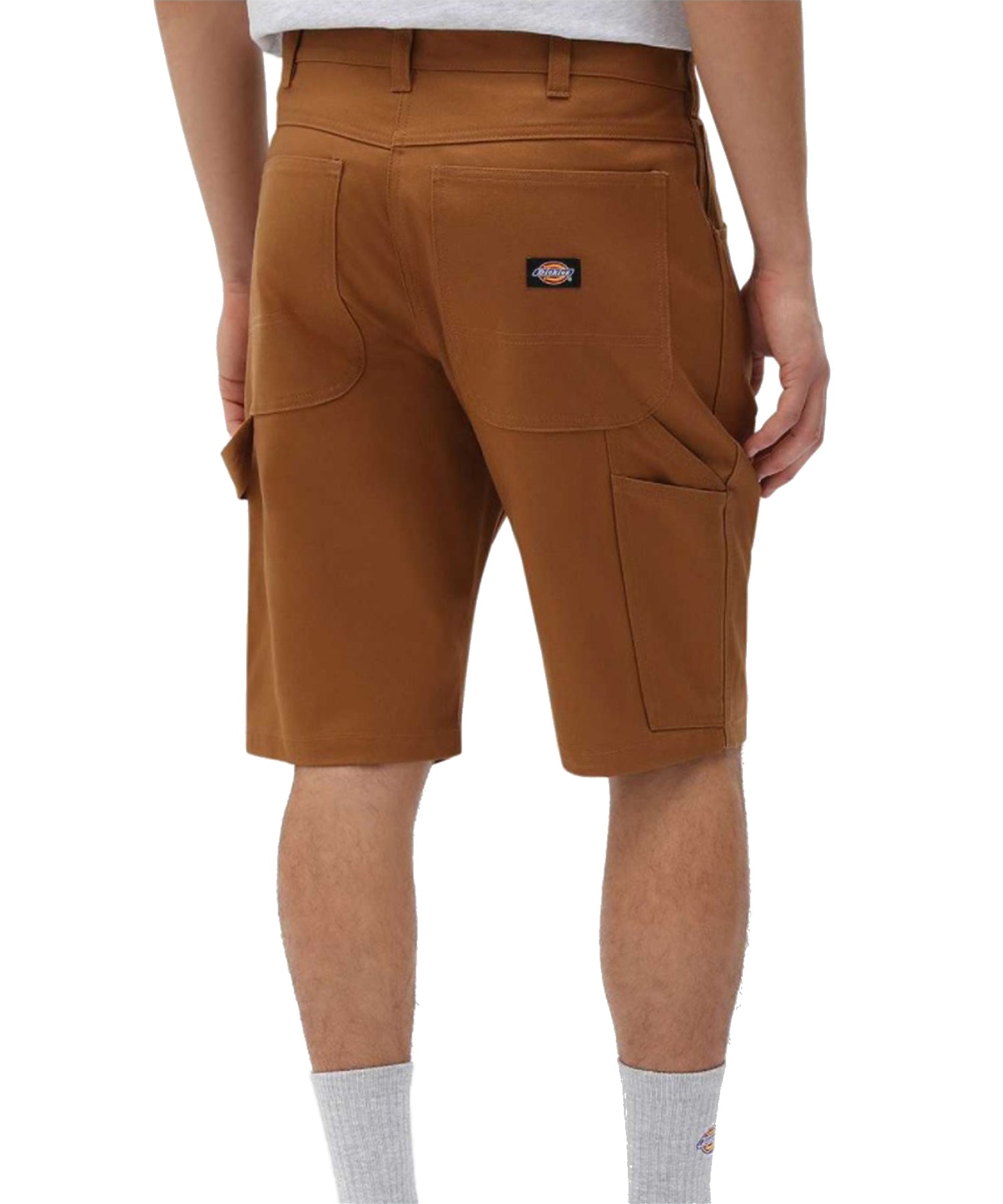 dickies-faiardale-pantalón corto tipo bermuda-color marrón con 5 bolsillos-algodón 100 por 100.