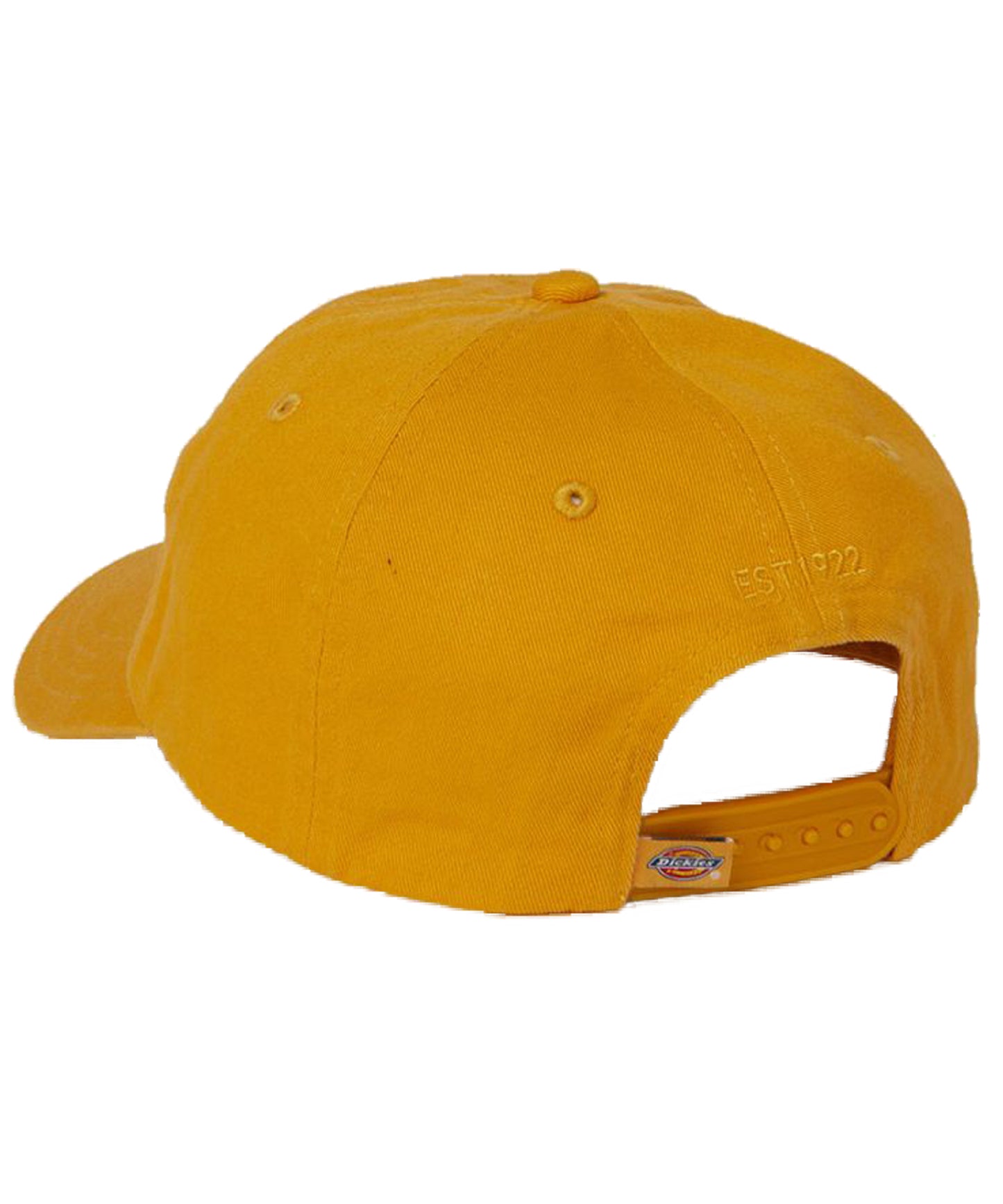 dickies-gorra-hardwick-color-amarillo-la clásica forma de una gorra de béisbol-Clásico diseño de 6 paneles-100% Algodón