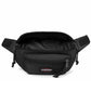 eastpak-doggy bag riñonera amplia de color negro oscuro-dos bolsillos delanteros y uno trasero-calidad y durabilidad eastpak