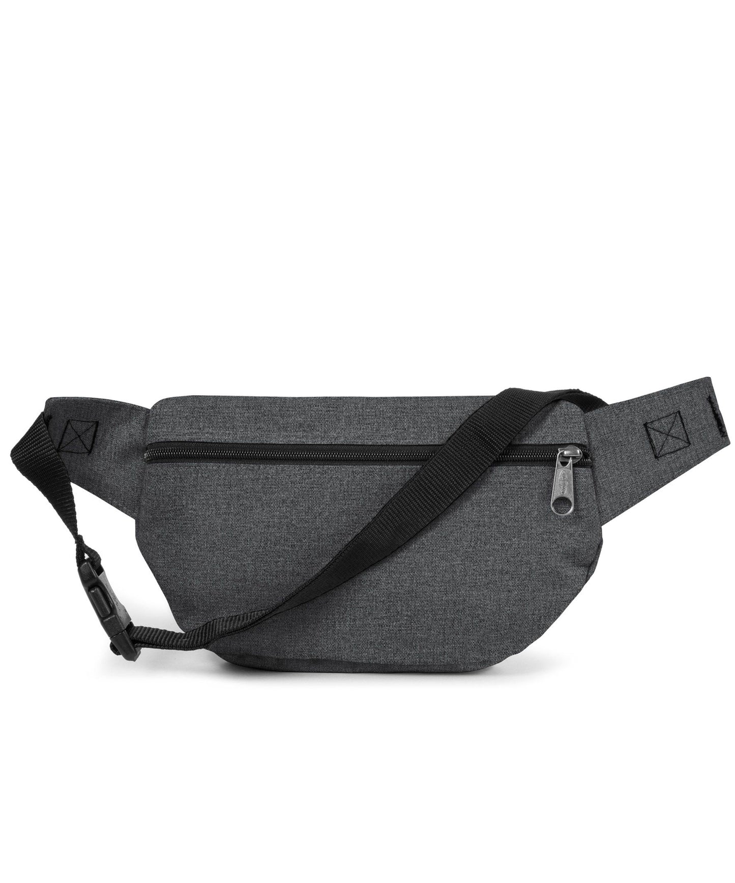 eastpak-doggy bag riñonera amplia de color gris oscuro-dos bolsillos delanteros y uno trasero-calidad y durabilidad eastpak