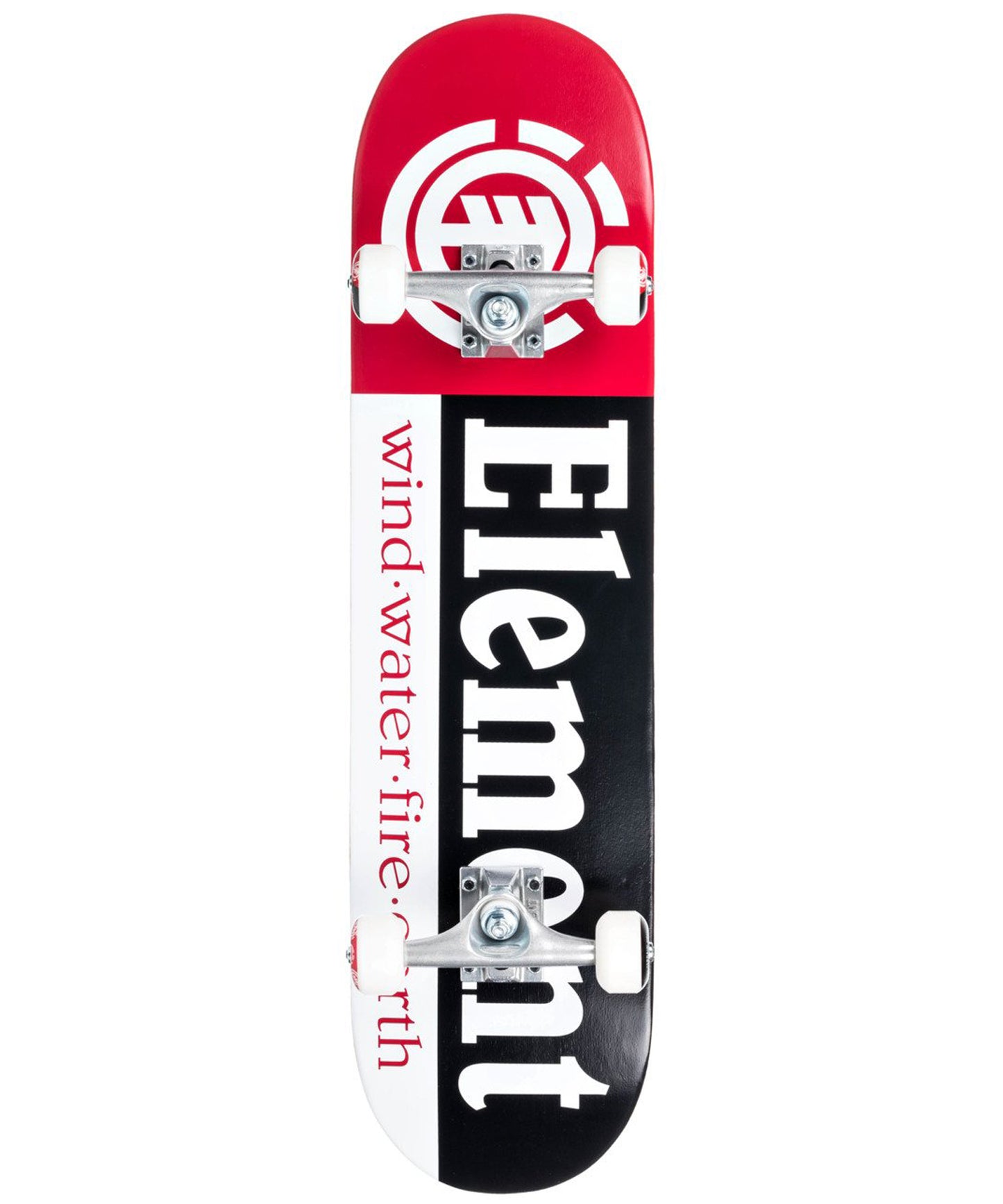 element section 7'75"skate completo-a punto para patinar-7 laminas arce-ruedas de 52mm-rodamientos abec 5.