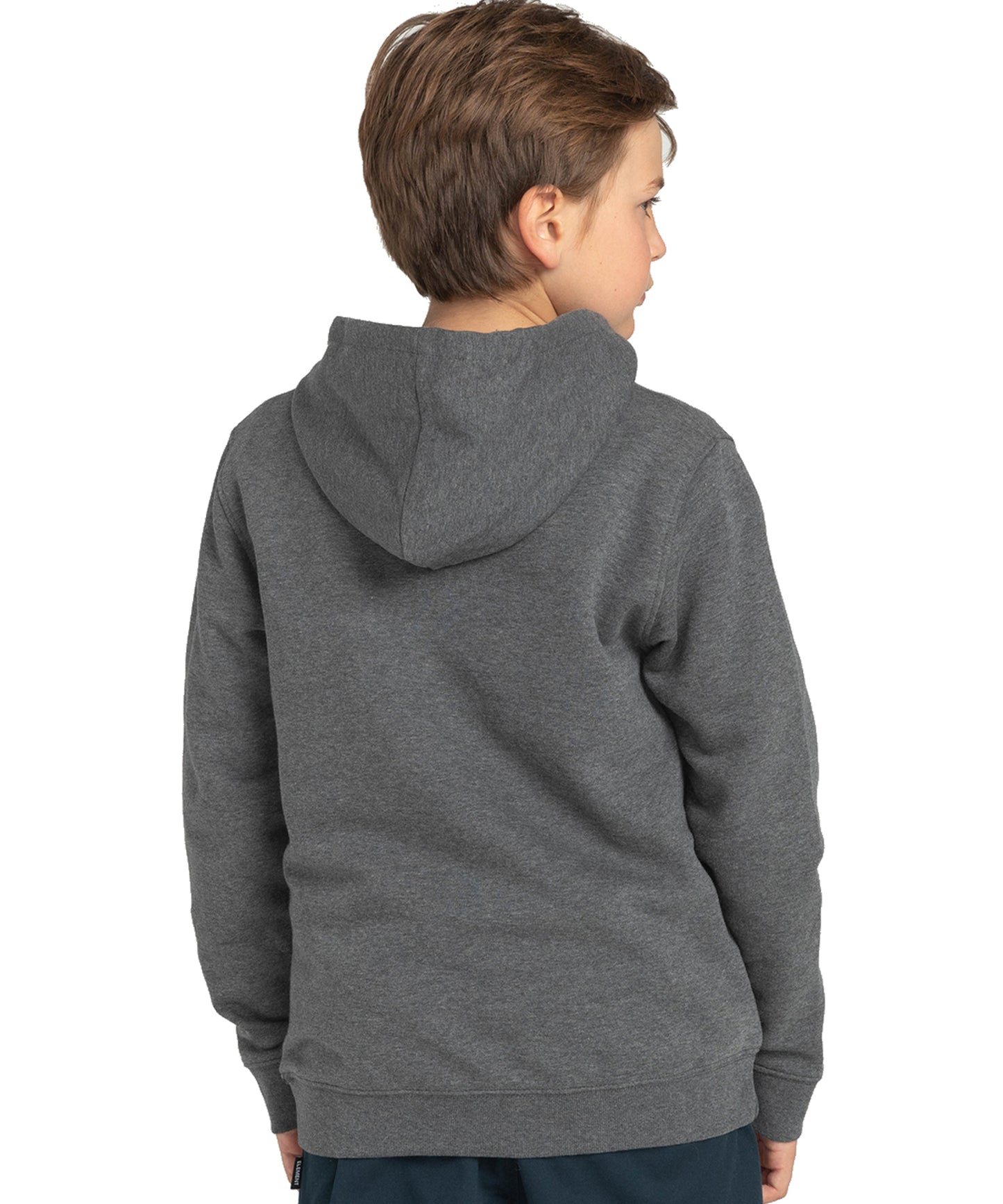 element-vertical-hood-kids-grey-sudadera-niños-algodón-terry frances-logo grande en el pecho.