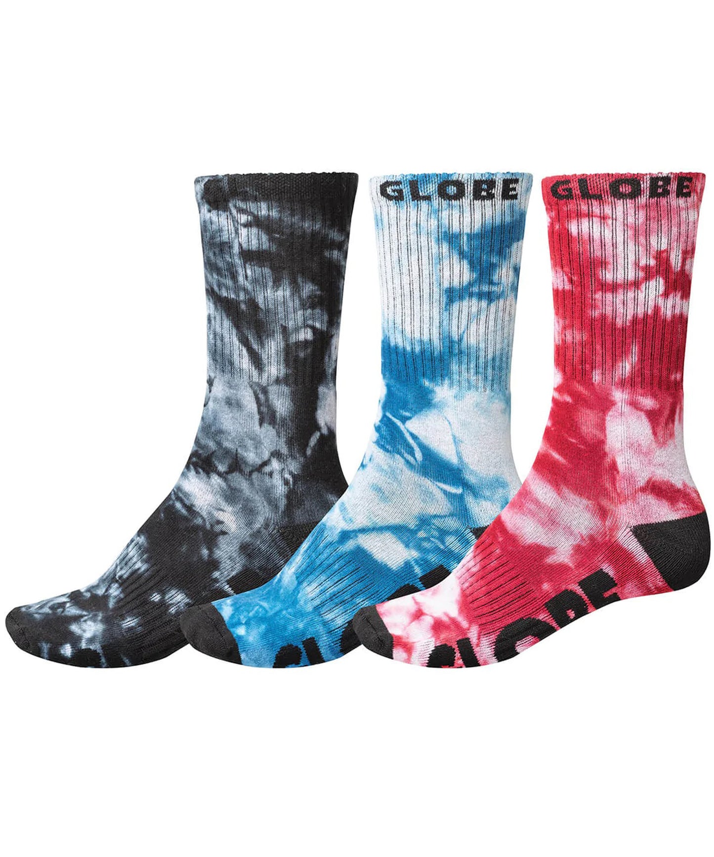 globe-calcetines-all-tied-up-3-pack-varios-colores-algodón-y-elastano-efecto-tie-dye