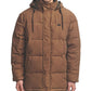 globe ignite-reversible-puffer-chaqueta de invierno-reversible-color camo y marrón-impermeable-capucha extraible.