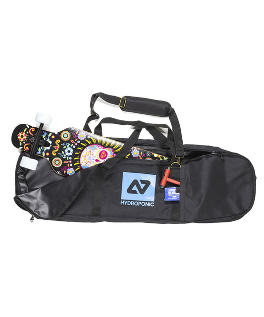 hydroponic-bag sewel-bolsa para tranportar skate-cruiser-longboard-color negro-cierre con cremallera