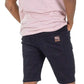 hydroponic mackay-pantalón-bermuda-para niño/a elástico-color negro-reforzados para la práctica del skate