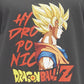hydroponic-camiseta-de-tirantes-dragon-ball-z-super-saiyan-color-gris-serigrafía-dragon-ball-en-el-pecho-100%algodón.