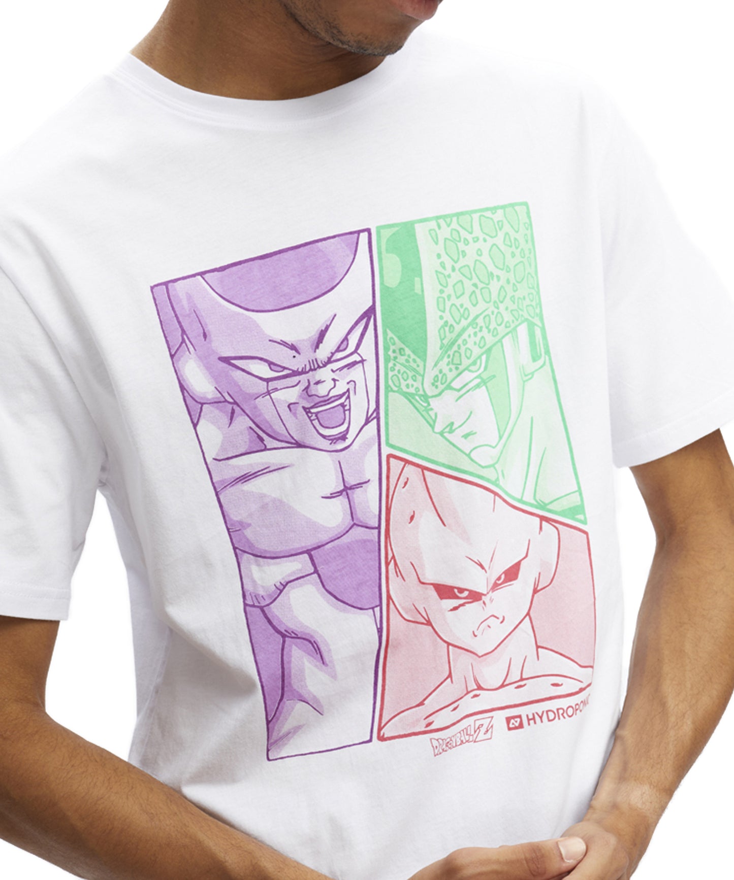 HYDROPONIC CAMISETA DRAGON BALL Z VILLAINS BLANCO