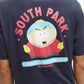 hydroponic camiseta south park cartman de color azul-serigrafia grande de cartman en la espalda y pequeño logo south park en la parte delantera.algodón 100 por 100.
