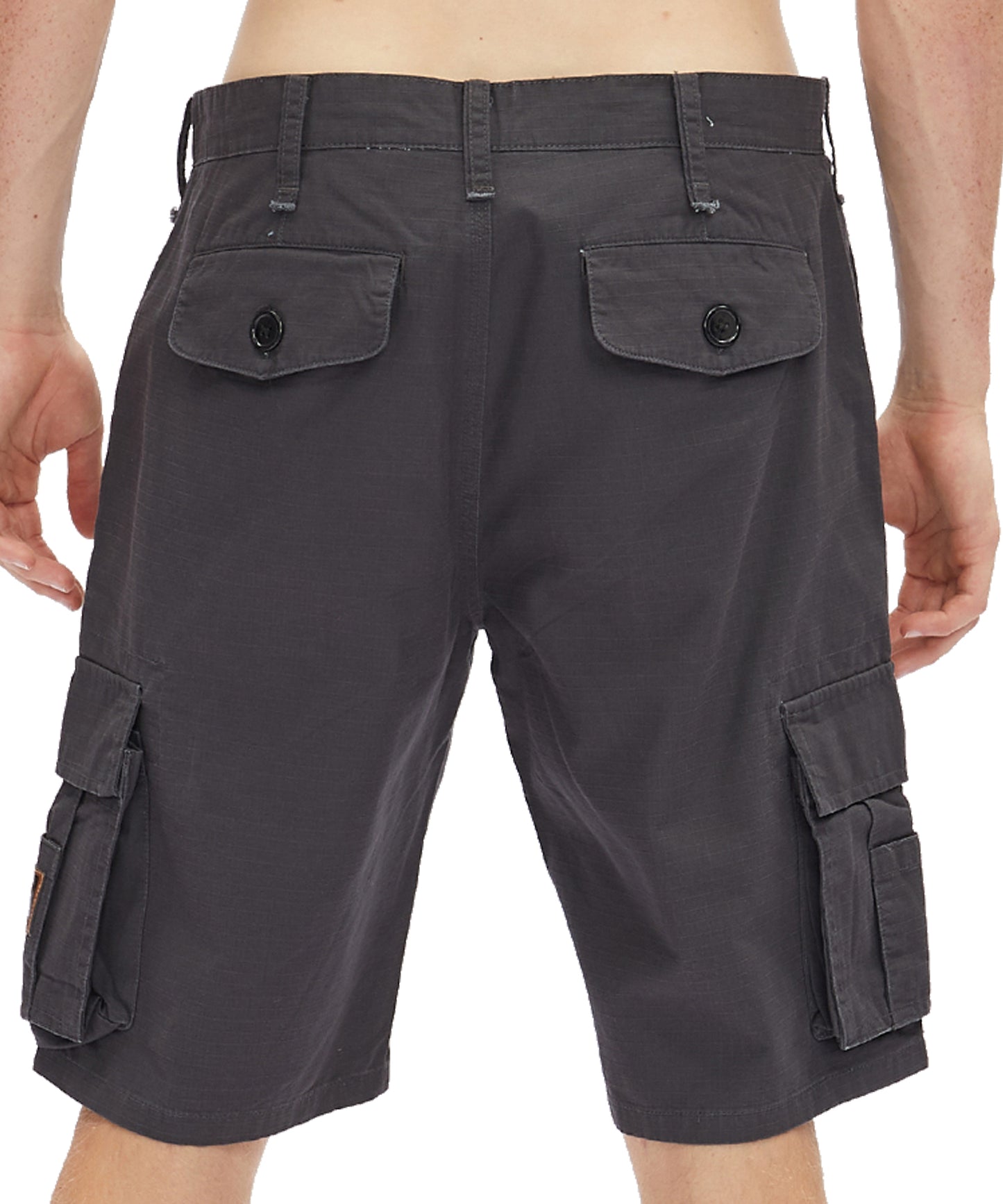 hydroponic-pantalón-corto-clover-rs-pirate-varios-bolsillos-color-negro-prenda-lavada.