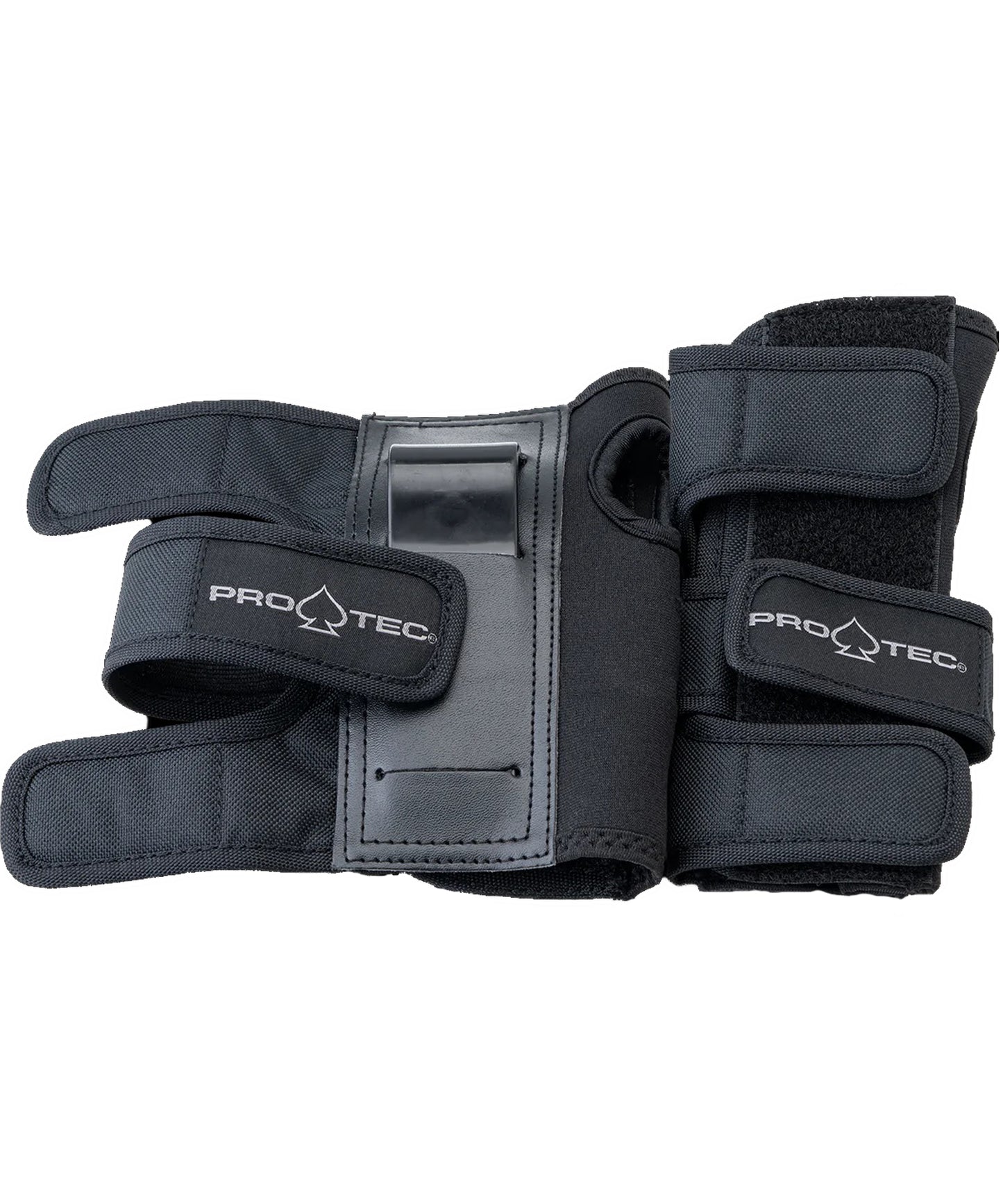 pro-tec-jr-street-gesr-3-pack-open-back-protecciones de color negro para niños-tus-rodillas-codos y muñecas estaran protegidas contra golpes y abrasiones.