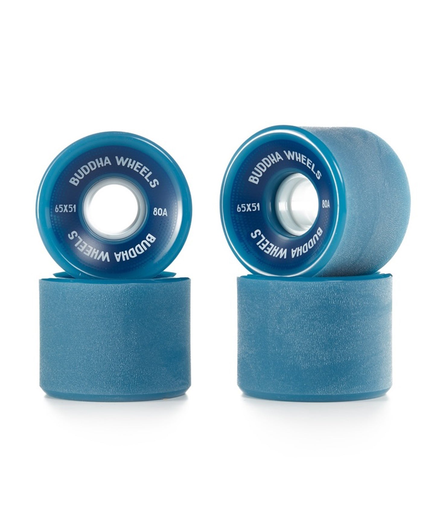 Ruedas Buddha wheels especiales para skatecruiser-color azul-pack de 4